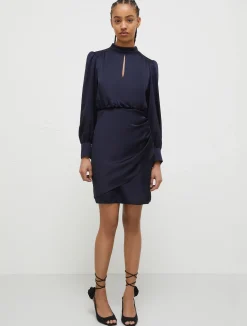 Abito In Satin Drappeggiato*Marella Sale