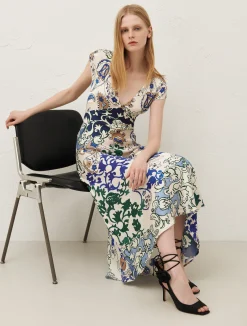 Abito Lungo Fit And Flare*Marella Hot