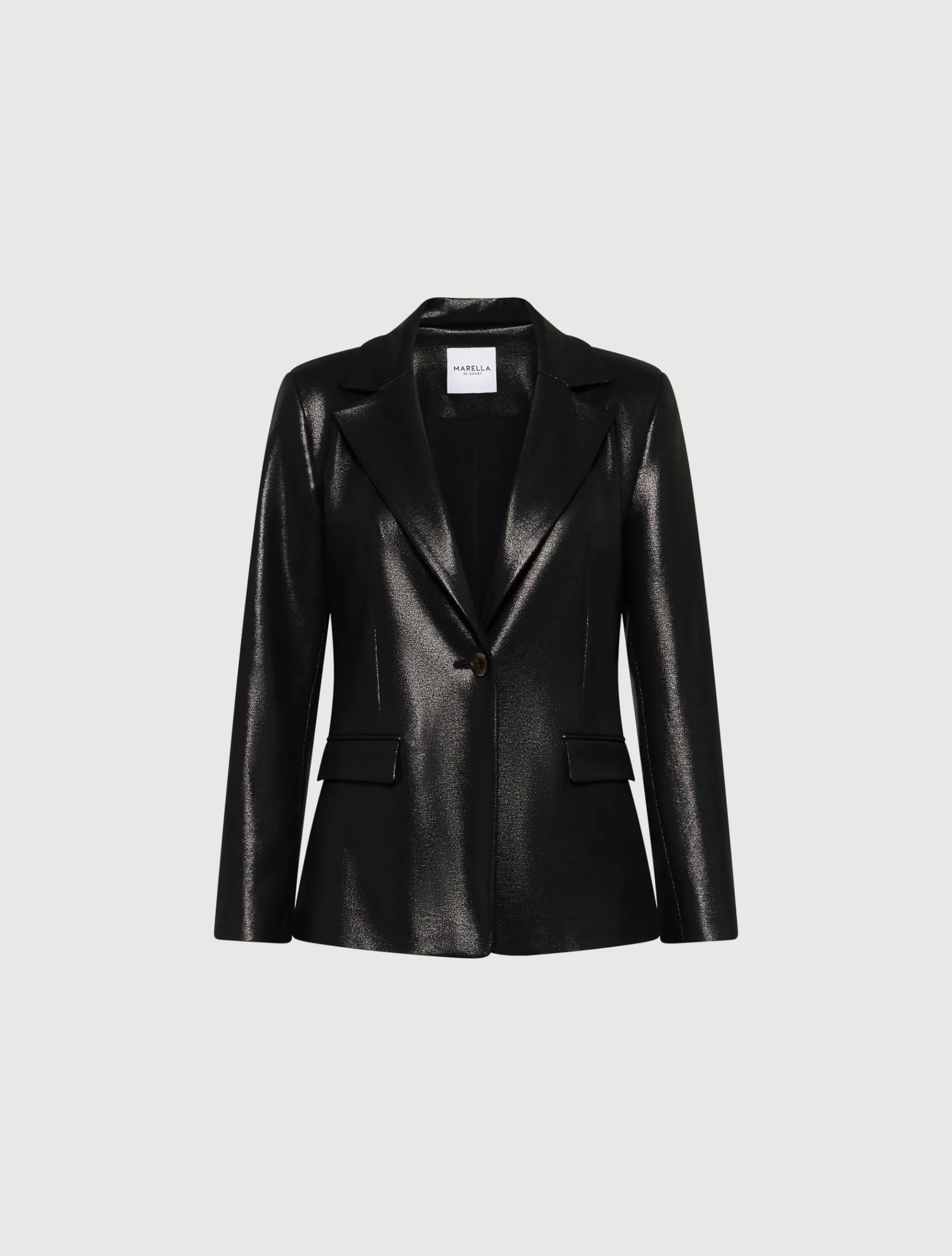 Blazer In Jersey Lamé*Marella Online