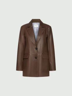Blazer In Pelle*Marella Discount