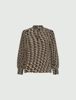 Blusa In Crêpe Di Seta*Marella Outlet