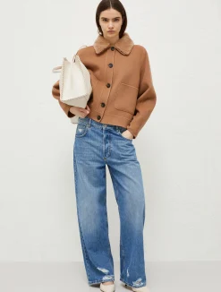Caban Cropped Con Collo Rimovibile*Marella Clearance