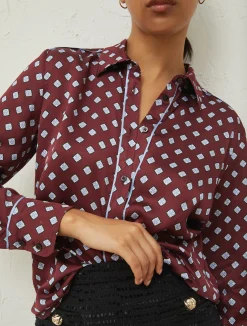 Camicia Con Piping A Contrasto*Marella New