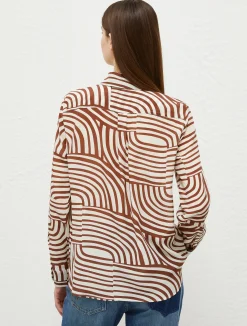 Camicia Con Stampa Grafica*Marella Outlet