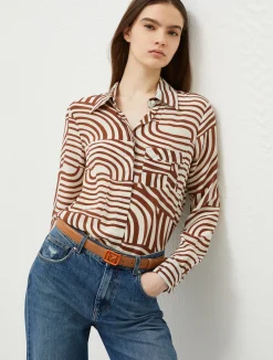Camicia Con Stampa Grafica*Marella Outlet