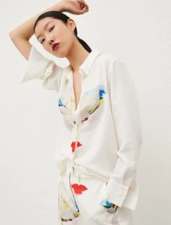 Camicia Con Stampa Piazzata*Marella Clearance