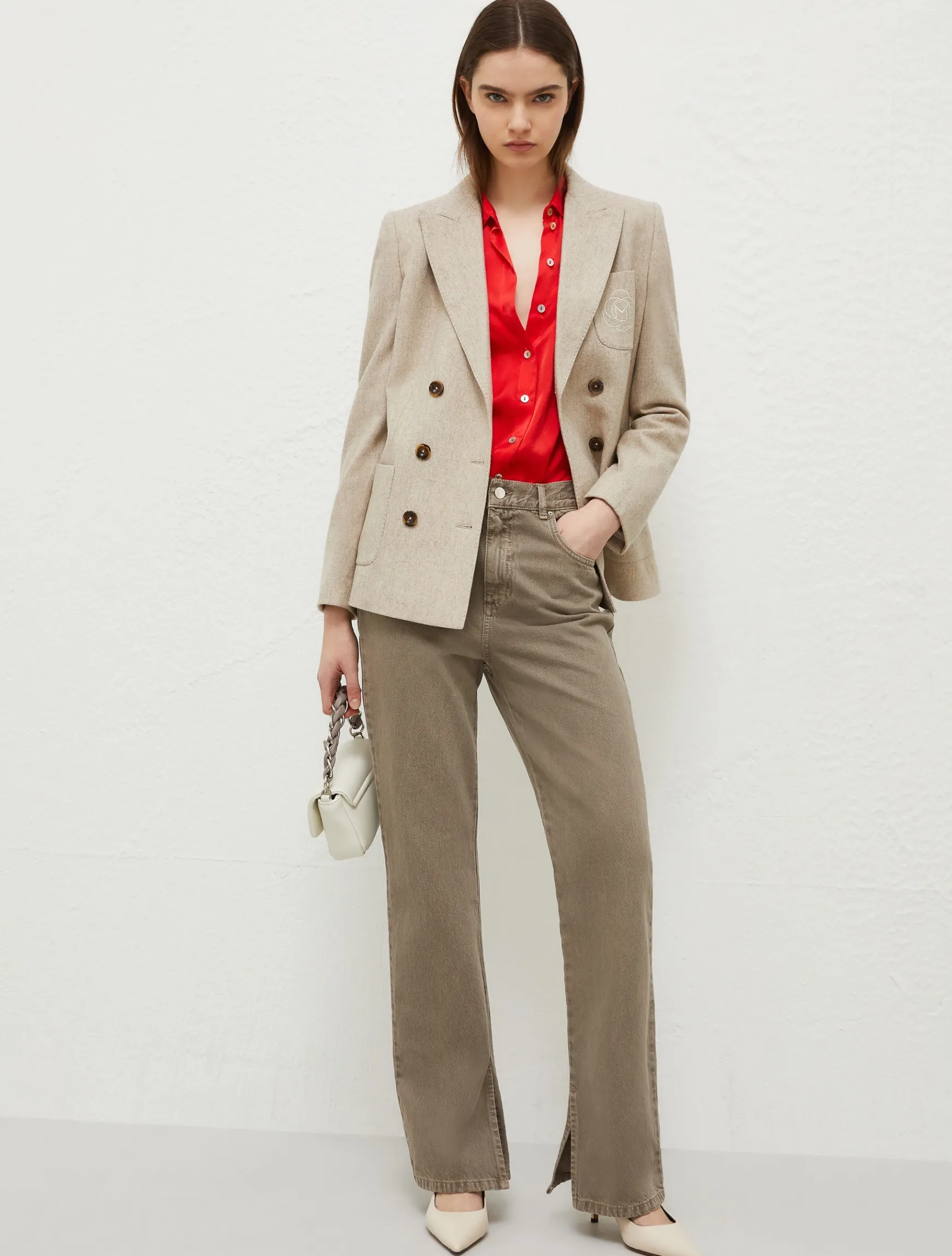 Camicia In Raso Di Seta*Marella Best
