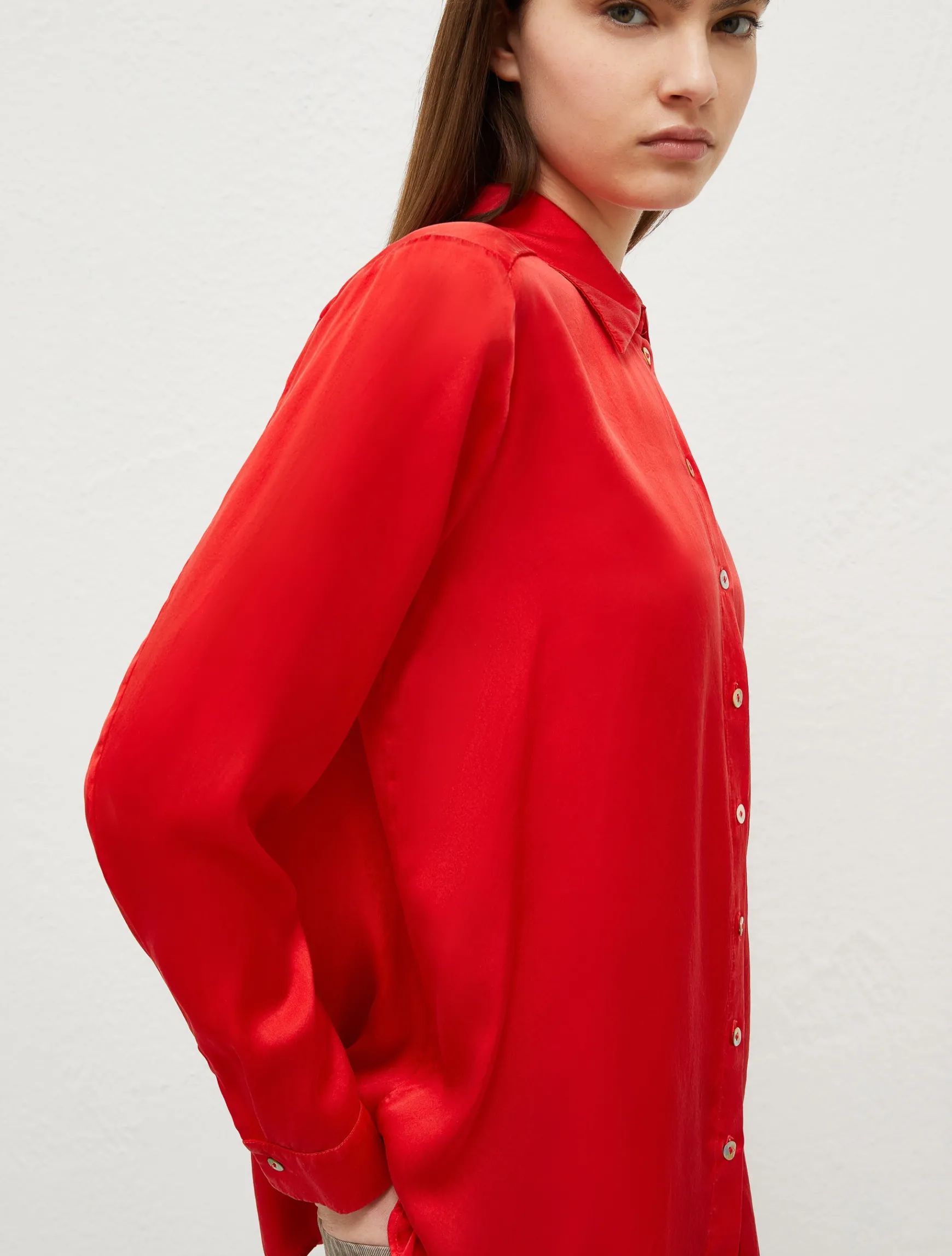 Camicia In Raso Di Seta*Marella Best