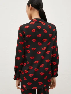 Camicia In Satin Stampa Fantasia*Marella Hot