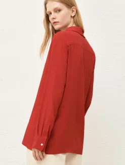 Camicia In Seta Con Fiore*Marella Clearance