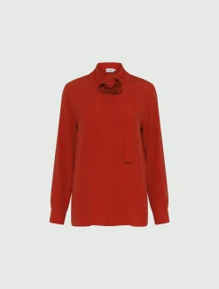 Camicia In Seta Con Fiore*Marella Clearance