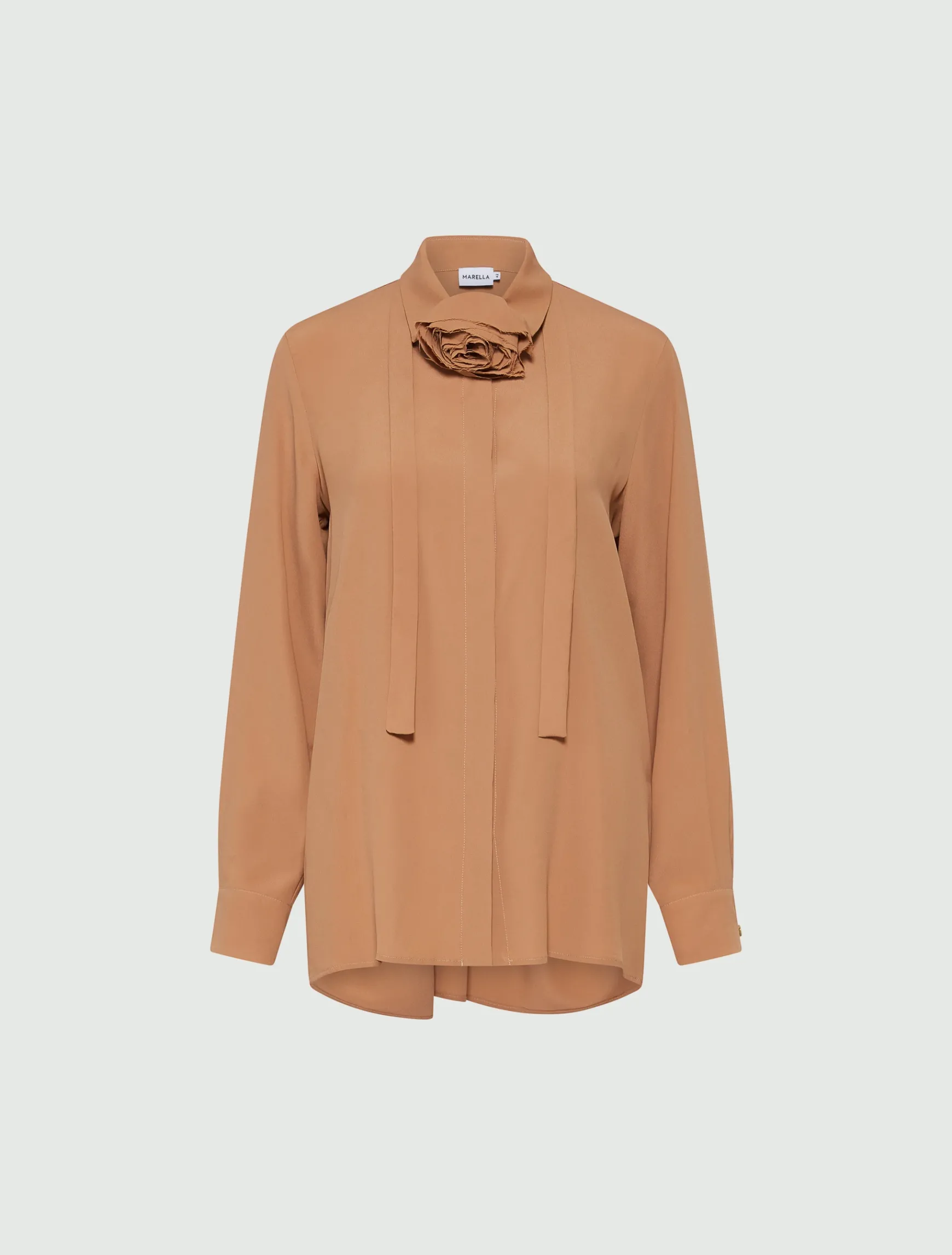 Camicia In Seta Con Fiore*Marella