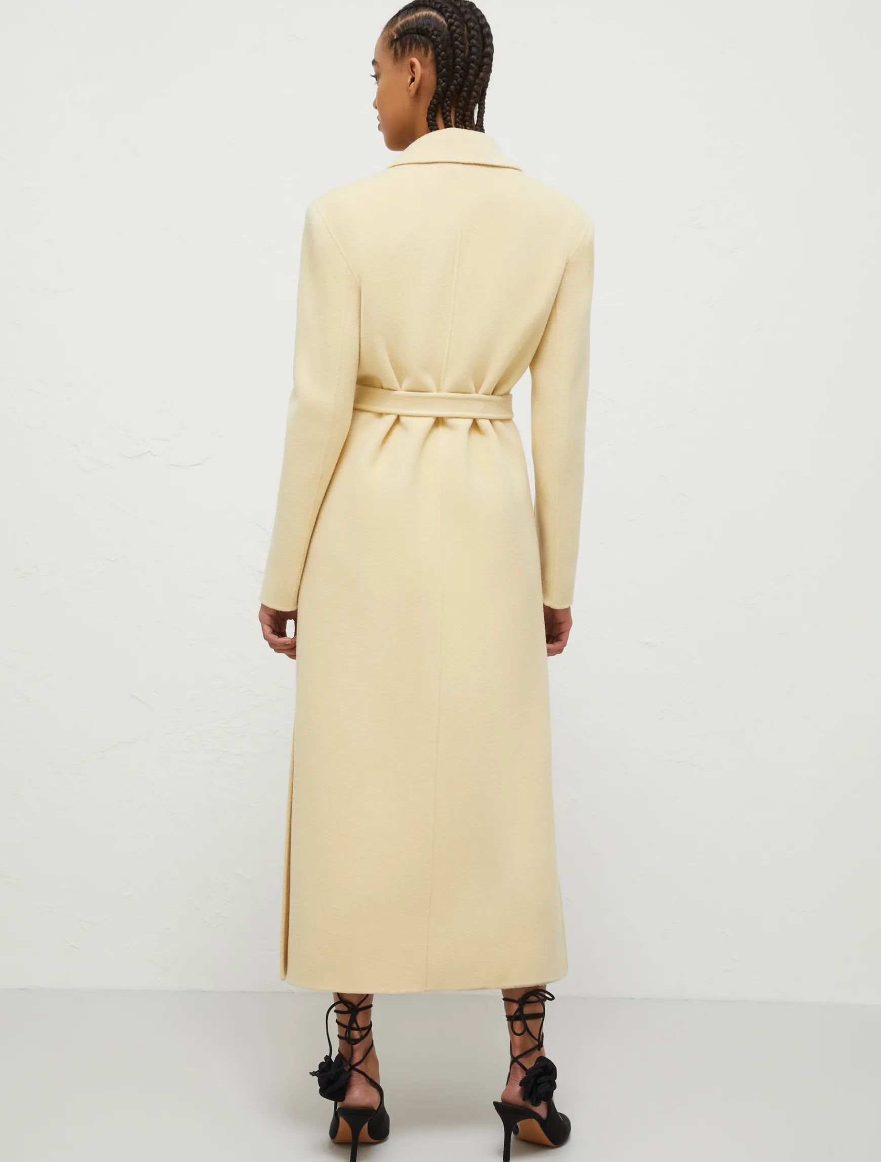 Cappotto Lungo In Double Di Lana*Marella New