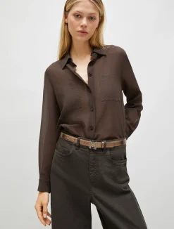 Cintura In Pelle Laminata*Marella New