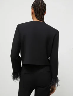Giacca Con Piume Di Struzzo*Marella Sale