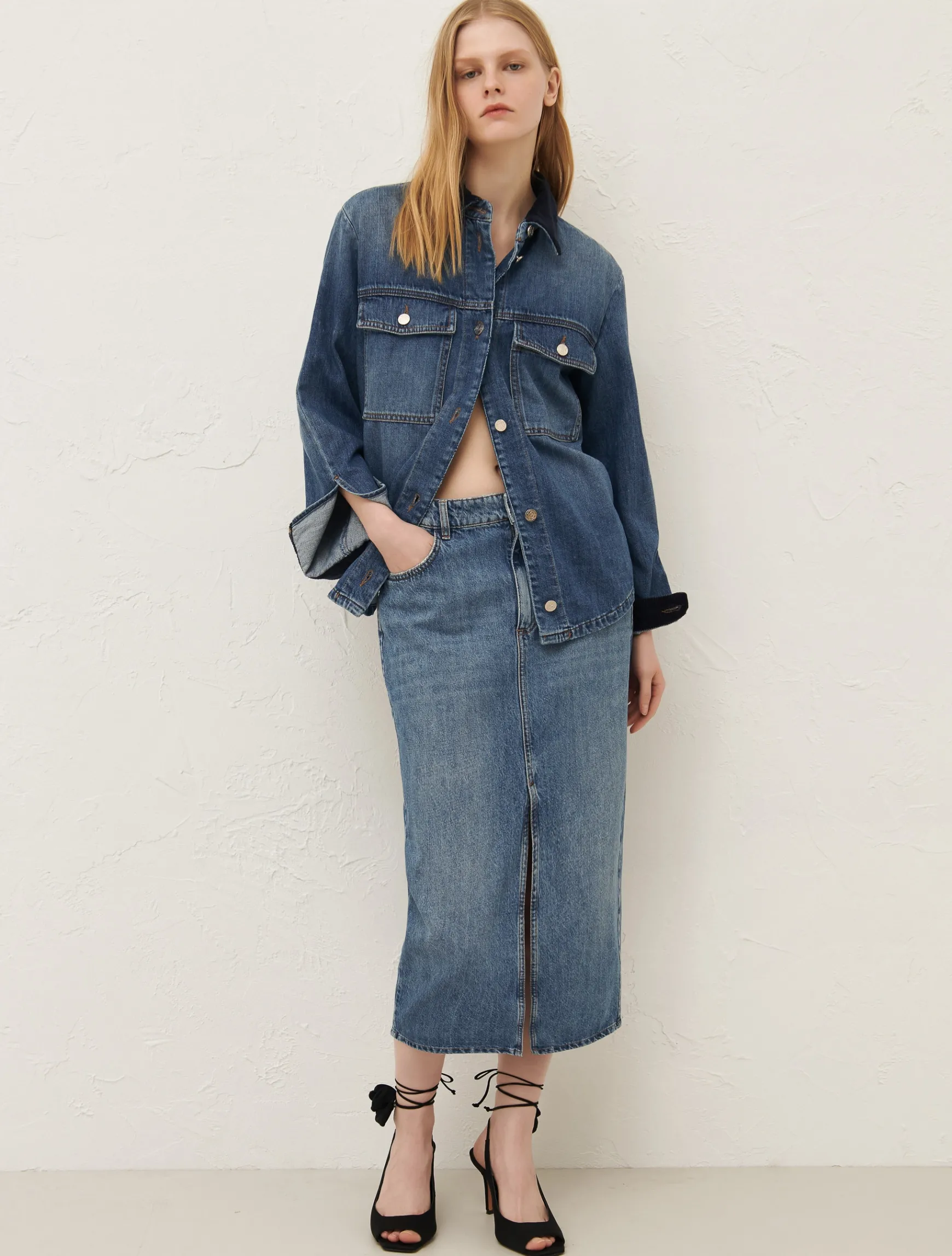 Giacca-camicia In Denim*Marella Online