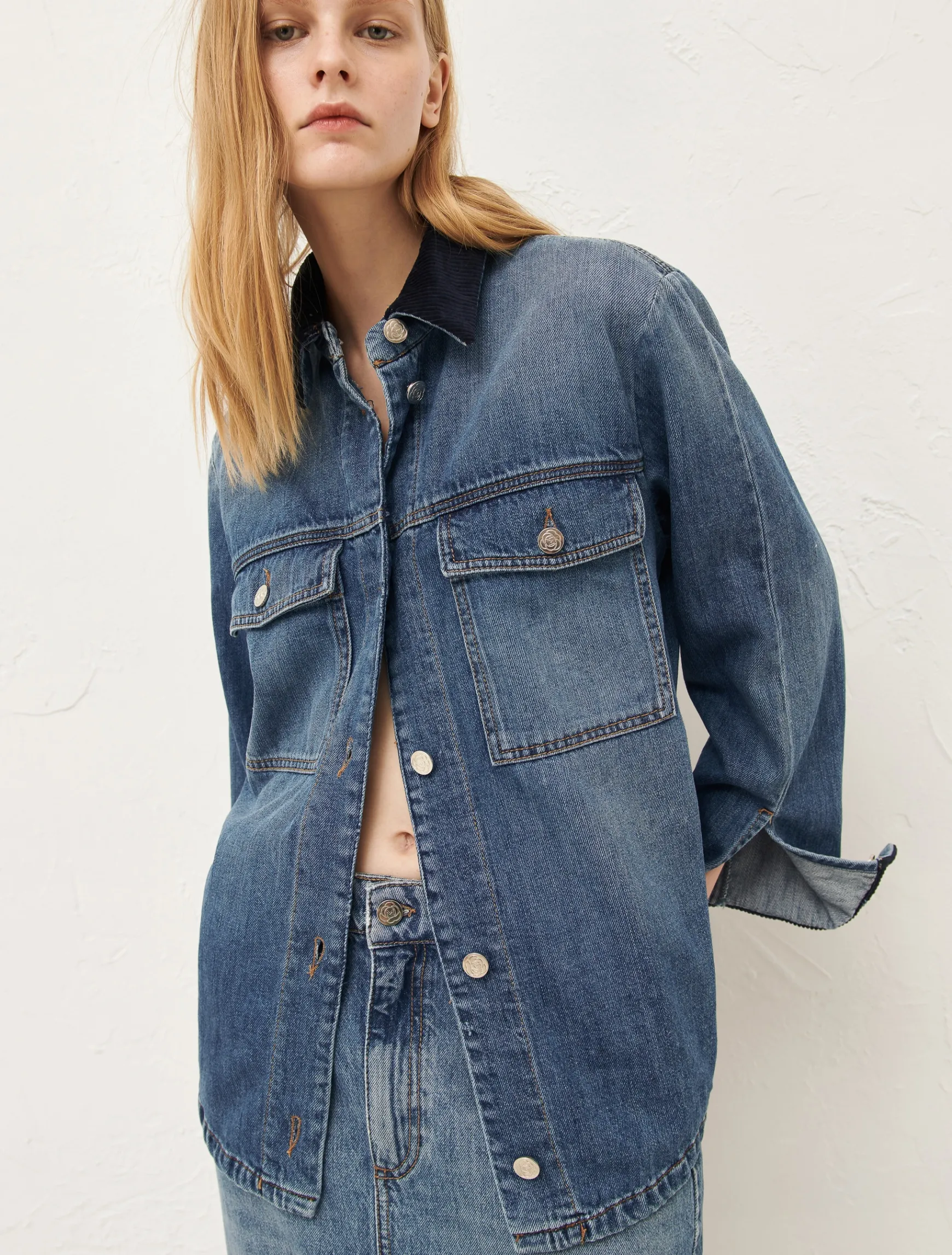Giacca-camicia In Denim*Marella Online