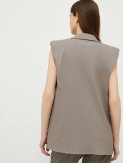 Gilet In Flanella*Marella Discount