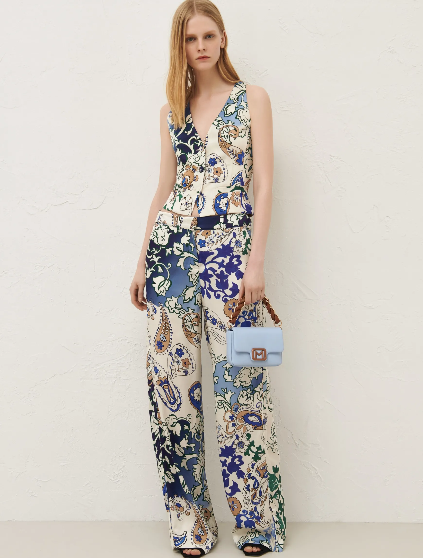 Gilet In Raso Stampato*Marella Sale