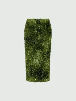 Gonna In Ciniglia E Paillettes*Marella Clearance