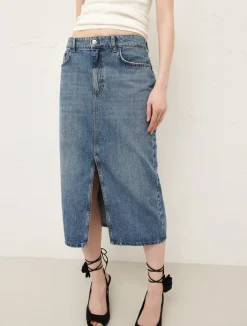 Gonna In Denim*Marella Clearance