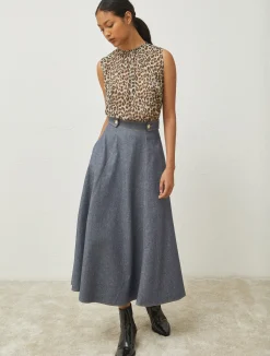 Gonna Midi A Semi Ruota*Marella Clearance
