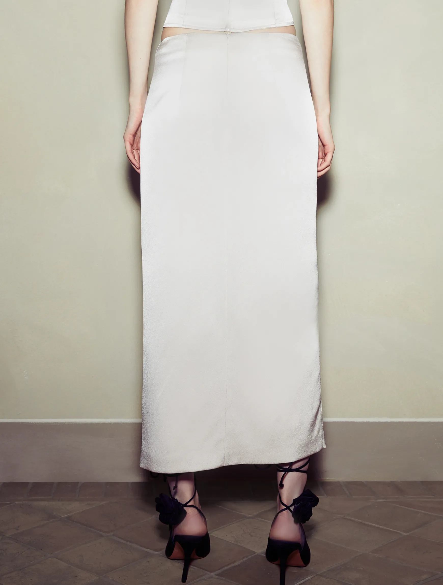 Gonna Midi In Satin*Marella Outlet