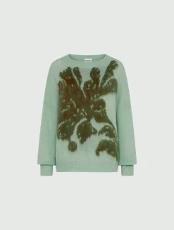 Maglia In Mohair Con Intarsio*Marella Discount