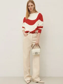 Maglia Over Con Intarsio*Marella New