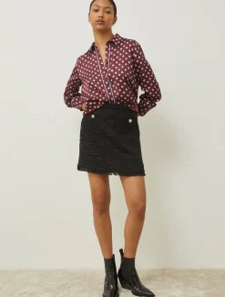 Mini Gonna Con Bottoni Dorati*Marella Outlet