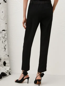 Pantaloni A Sigaretta In Crêpe*Marella
