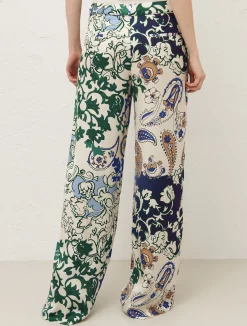 Pantaloni Ampi In Raso*Marella New