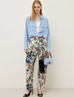 Pantaloni Bi-materiale*Marella Clearance