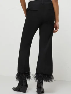 Pantaloni Con Piume*Marella Discount