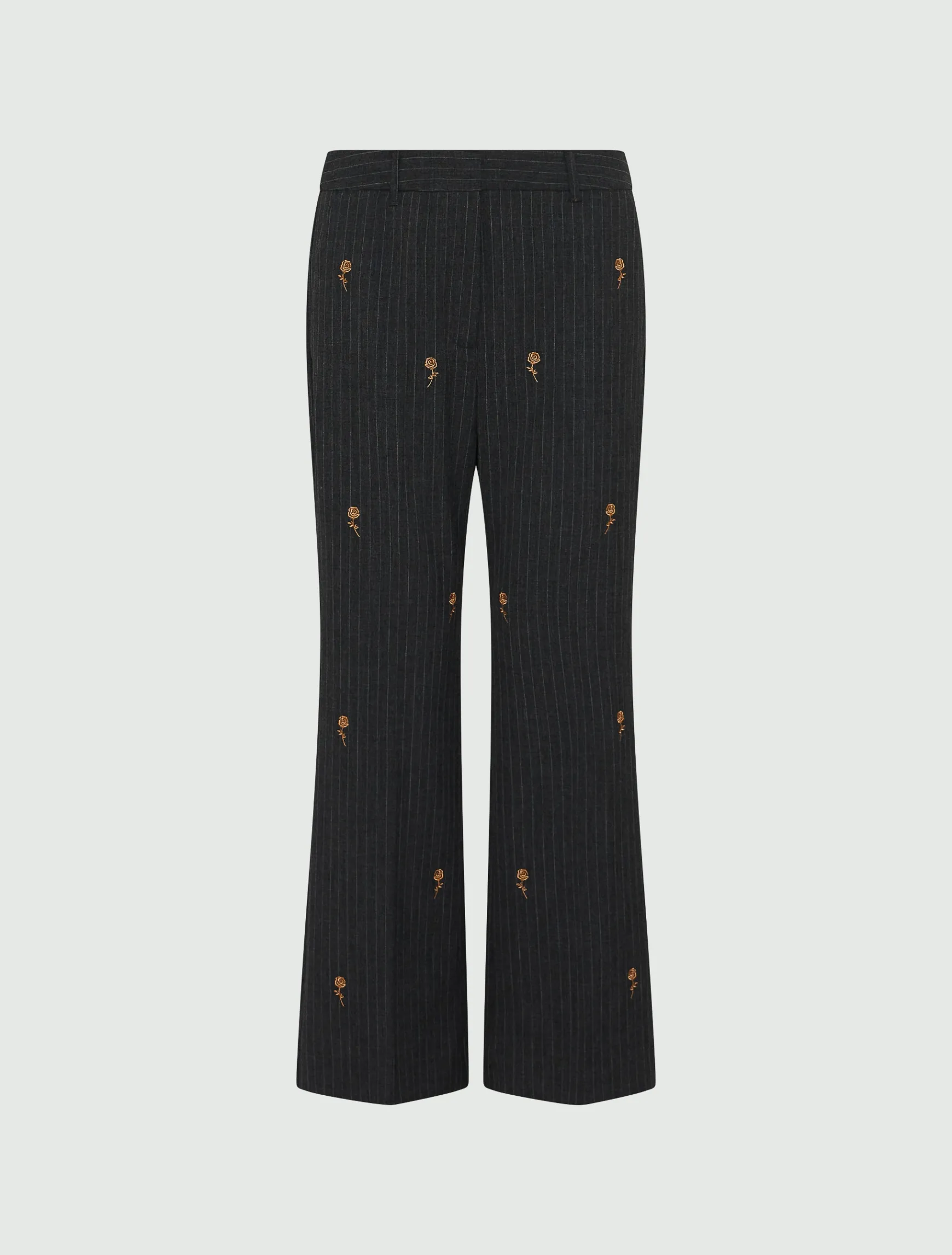 Pantaloni Flare Con Ricami*Marella