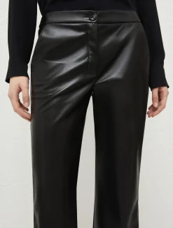 Pantaloni Flare In Jersey Spalmato*Marella Discount