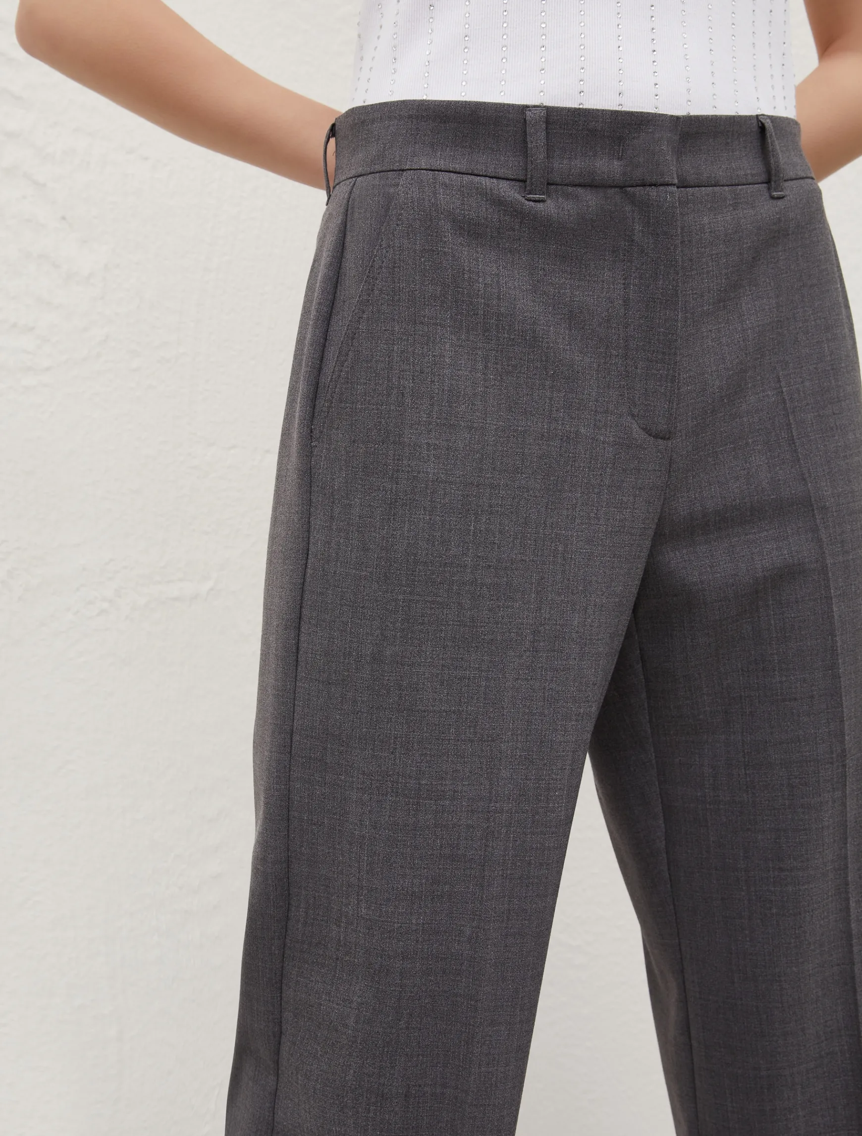 Pantaloni In Tela Stretch*Marella Discount