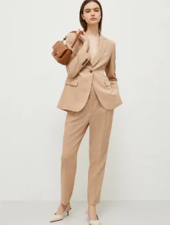 Pantaloni Slim In Stuoia Stretch*Marella Online
