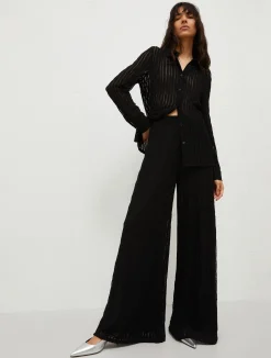Pantaloni Wide Leg In Pizzo*Marella Best