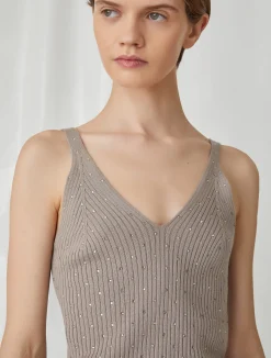 Top Cropped Con Strass*Marella Discount