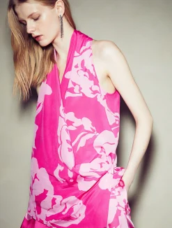 Top Incrociato Con Maxi Stampa*Marella Clearance