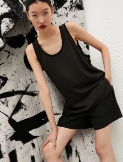 Top Smanicato In Georgette*Marella