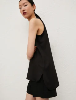 Top Smanicato In Georgette*Marella