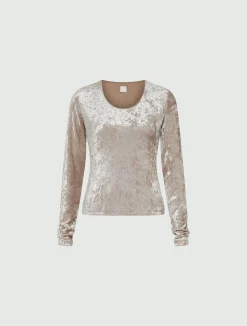 T-shirt In Velluto*Marella Outlet